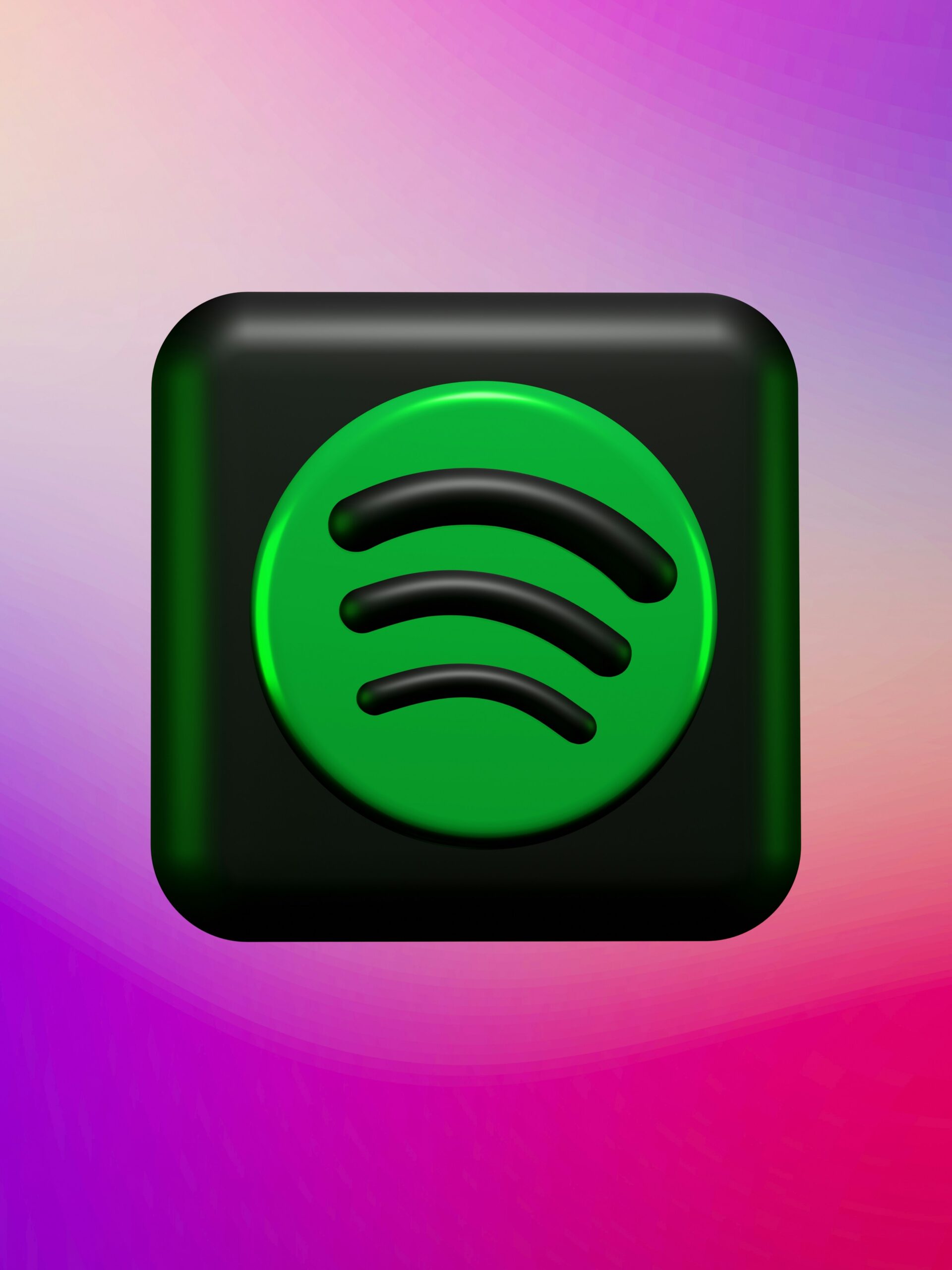 a green spot with a black spot on it